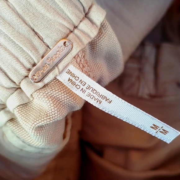 New Free People Margate pants pleated high rise trouser medium - Picture 9 of 13